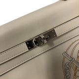 エルメス HERMES ケリー25 内縫い インアンドアウト U刻 ナタ シルバー金具  ヴォースイフト レディース ハンドバッグ