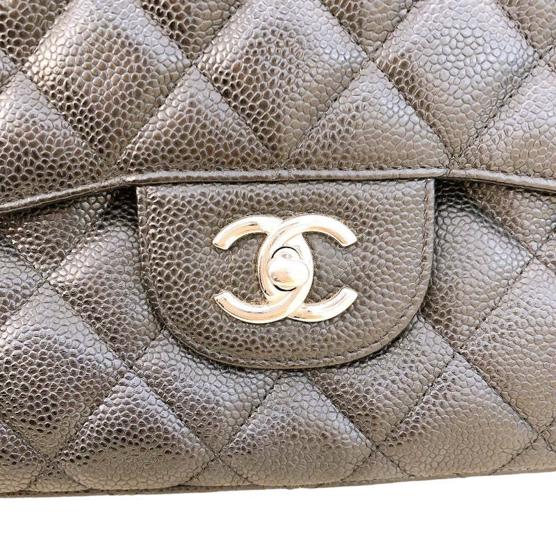 シャネル CHANEL マトラッセ30 A58600 ブラック シルバー金具 キャビアスキン レディース ショルダーバッグ