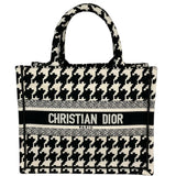 クリスチャン・ディオール Christian Dior ブックトート スモール M1265ZTQT ブラック×ホワイト キャンバス レディース ハンドバッグ