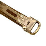 カルティエ Cartier タンクアメリカン SM WB701251 シルバー K18YG/革ベルト（社外品） クオーツ レディース 腕時計