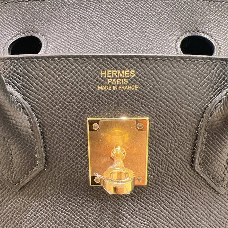 エルメス HERMES バーキン30 U刻印 ブラック/ゴールド金具 エプソン レディース ハンドバッグ