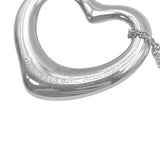 ティファニー TIFFANY＆CO オープンハートダイヤネックレス Pt950プラチナ ダイヤモンド ジュエリー