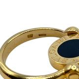 ブルガリ BVLGARI フリップリング K18イエローゴールド/オニキス/サンゴ ジュエリー