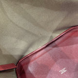 エルメス HERMES ピコタンロックMM □K刻印 カーキ×ブラウン トワル・ガリバー レディース ハンドバッグ