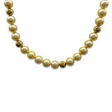 ミキモト MIKIMOTO ゴールデンパールネックレス ゴールド K18/パール ジュエリー