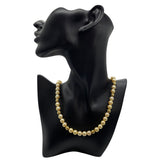 ミキモト MIKIMOTO ゴールデンパールネックレス ゴールド K18/パール ジュエリー