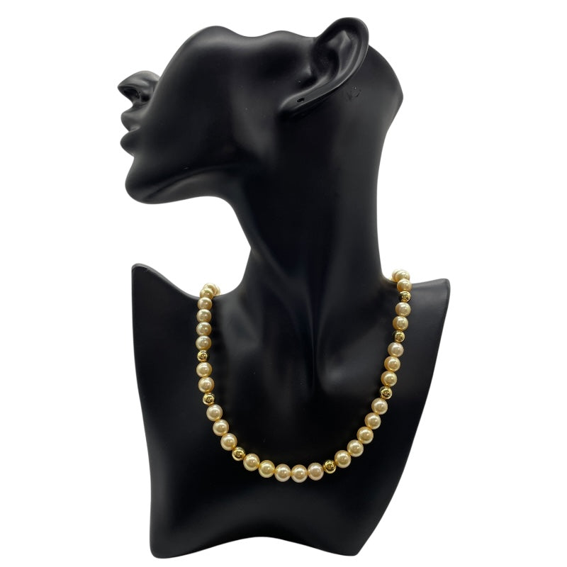 ミキモト MIKIMOTO ゴールデンパールネックレス ゴールド K18/パール ジュエリー