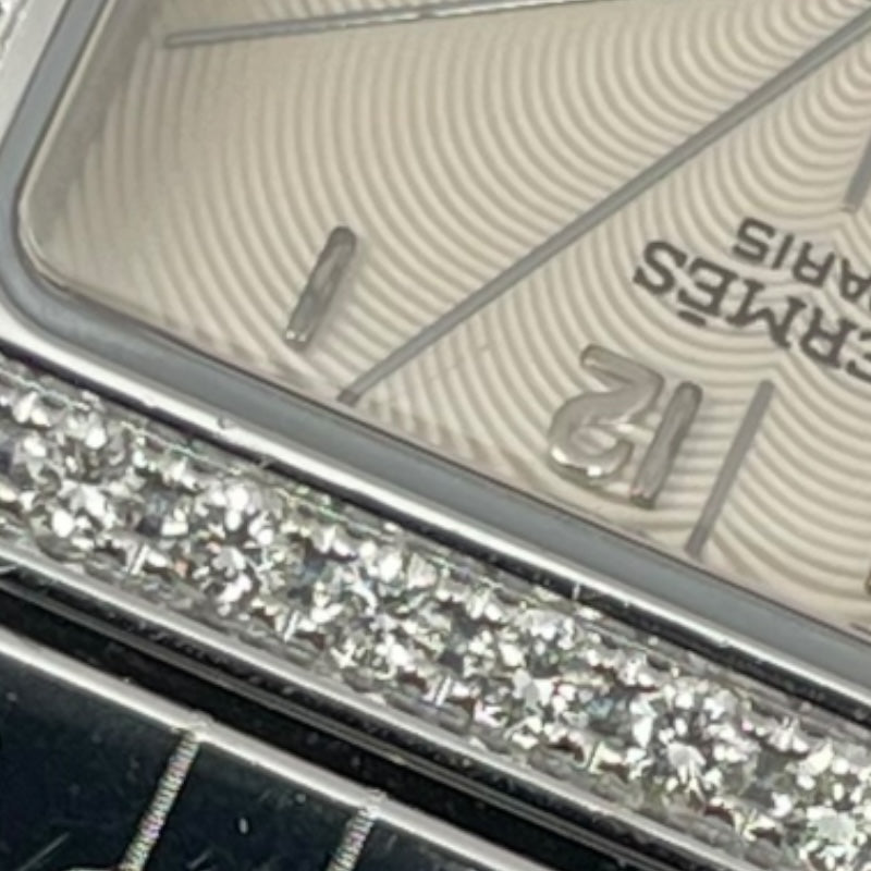 エルメス HERMES Hウォッチ HH1.230 アイボリー SS クオーツ レディース 腕時計