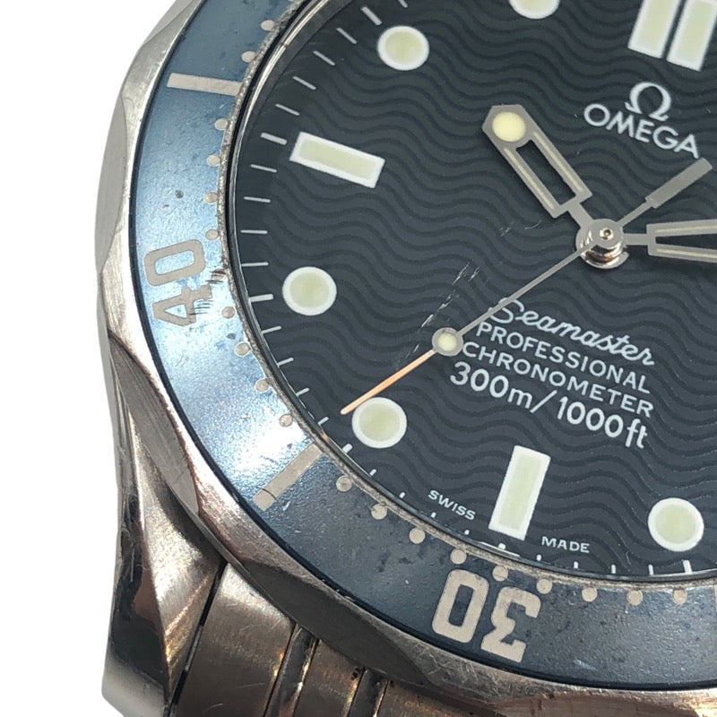 オメガ OMEGA シーマスター プロフェッショナル 300 2531.80 ブルー SS メンズ 腕時計