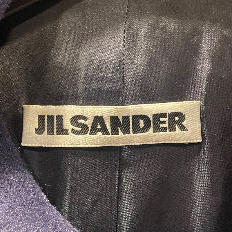 ジルサンダー JIL SANDER ウールトレンチコート ネイビー ウール レディース トレンチコート