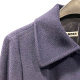 ジルサンダー JIL SANDER ウールトレンチコート ネイビー ウール レディース トレンチコート