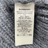 バーバリー BURBERRY モヘアルーズフィットボーダーニットセーター 8037217 グレー モヘア メンズ セーター