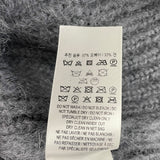 バーバリー BURBERRY モヘアルーズフィットボーダーニットセーター 8037217 グレー モヘア メンズ セーター