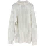 クリスチャン・ディオール Christian Dior カシミヤ混レイヤードネックニットセーター 143M635AT275 ホワイト ウール メンズ ニット