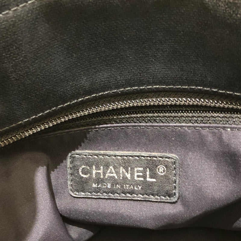 シャネル CHANEL パリビアリッツPM A34208 ブラック PVC レディース ハンドバッグ