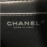 シャネル CHANEL ミニマトラッセ18 A35200 12番台 ブラック シルバー金具 キャビアスキン レディース ショルダーバッグ