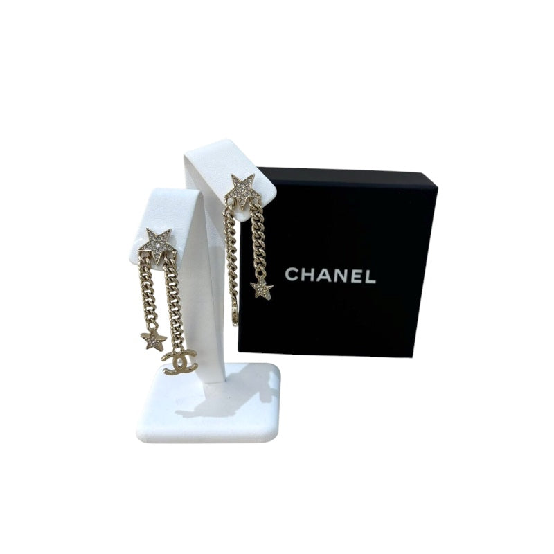 シャネル CHANEL ココマークスターピアス ゴールド金具 メタル