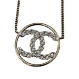 シャネル CHANEL ココマーク サークルネックレス ゴールド金具 メタル・ストラス アクセサリー