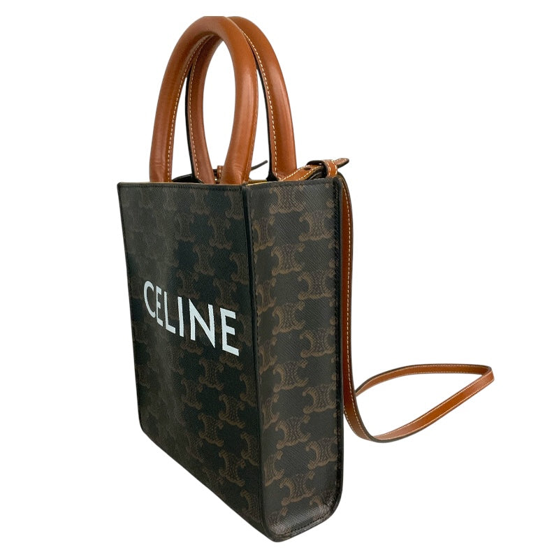 セリーヌ CELINE ミニ バーティカルカバ 194372 トリオンフキャンバス トリオンフキャンバス レディース ショルダーバッグ |  中古ブランドリユースショップ OKURA(おお蔵)