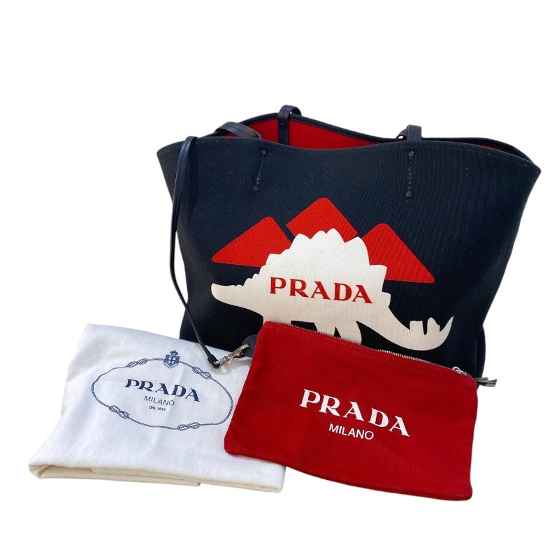 プラダ PRADA プリントキャンバストート 1BG220 キャンバス レディース トートバッグ