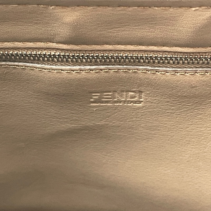 フェンディ FENDI オールインショッピングトート 8BH262 ブラウン レザー レディース ハンドバッグ