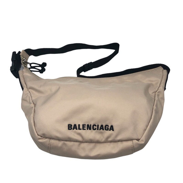 バレンシアガ BALENCIAGA ウィールスリップバッグ 355009 ベージュ ナイロン メンズ ショルダーバッグ