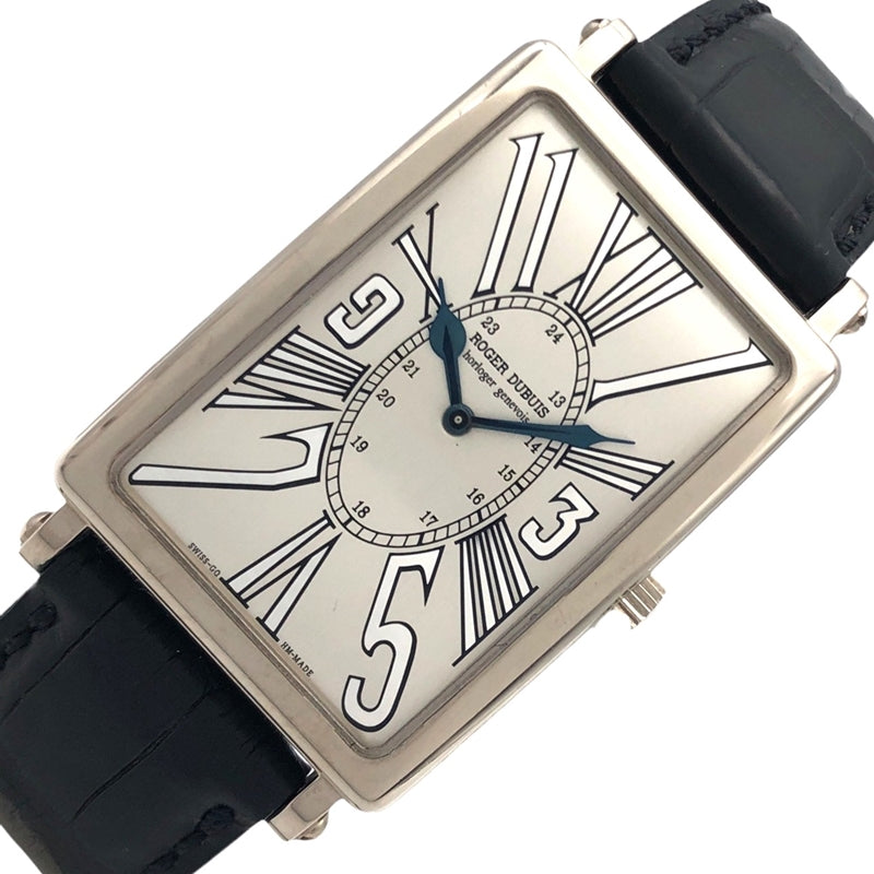 ROGER DUBUIS／ロジェデュブイ ベルト ホワイト 25mm 奥まっ