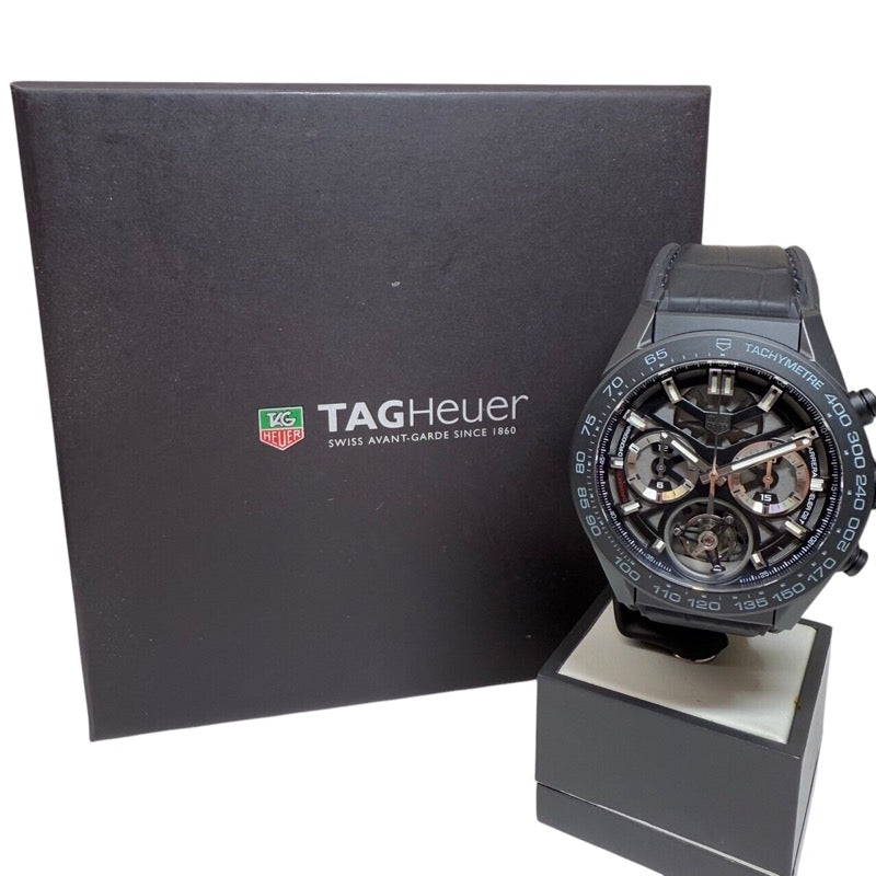 タグホイヤー TAG HEUER カレラ クロノグラフ スケルトン 腕時計