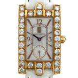 ハリーウィンストン HARRY WINSTON アベニュー ホワイトシェル 310LQR ホワイトシェル K18PG クオーツ レディース 腕時計
