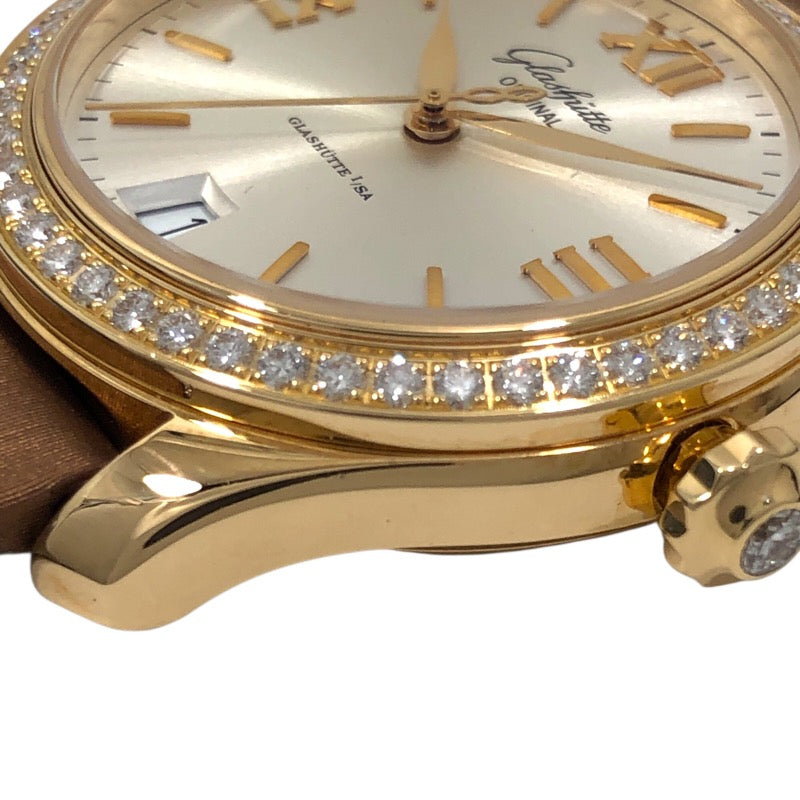 グラスフュッテ・オリジナル GLASHUTTE ORIGINAL レディ・セレナーデ 1-39-22-04-11-04 シルバー K18PG 自動巻き レディース 腕時計
