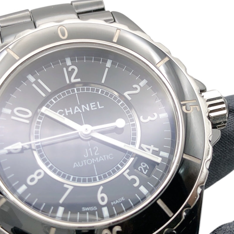 シャネル CHANEL J12 H0685 ブラックセラミック自動巻き シャネル CHANEL J12 38mm H0685 セラミック 自動巻き