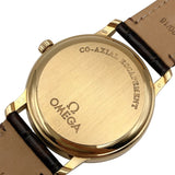 オメガ OMEGA デビル　コーアクシャルクロノメーター 168.1070 ホワイト K18イエローゴールド K18YG メンズ 腕時計