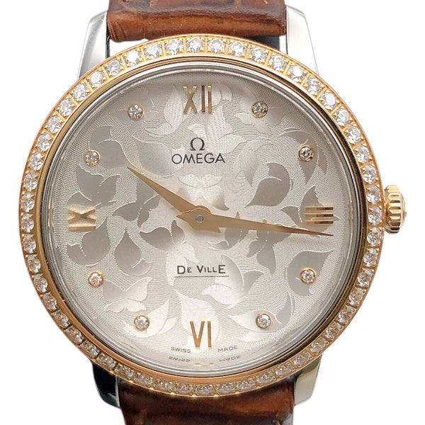 オメガ OMEGA デビル　プレステージ　バタフライ 424.27.33.60.52.001 シルバー PG×SS レディース 腕時計 オメガ OMEGA デビル プレステージ バタフライ 424.27.33.60.52.001