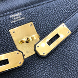 エルメス HERMES ケリー28　内縫い ブラック トゴ レディース ハンドバッグ