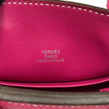 エルメス HERMES タイニーバーキン □O刻 ローズティリアン シルバー金具 エプソン レディース ショルダーバッグ