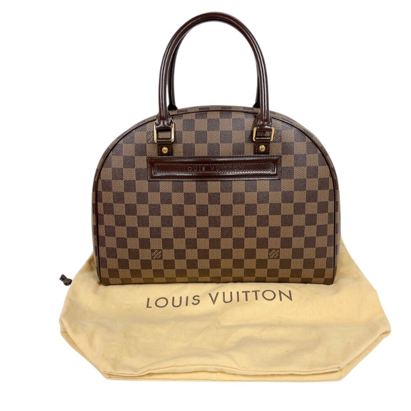 ルイ・ヴィトン LOUIS VUITTON ノリータ N41455 ブラウン　ゴールド金具 ダミエ レディース ハンドバッグ