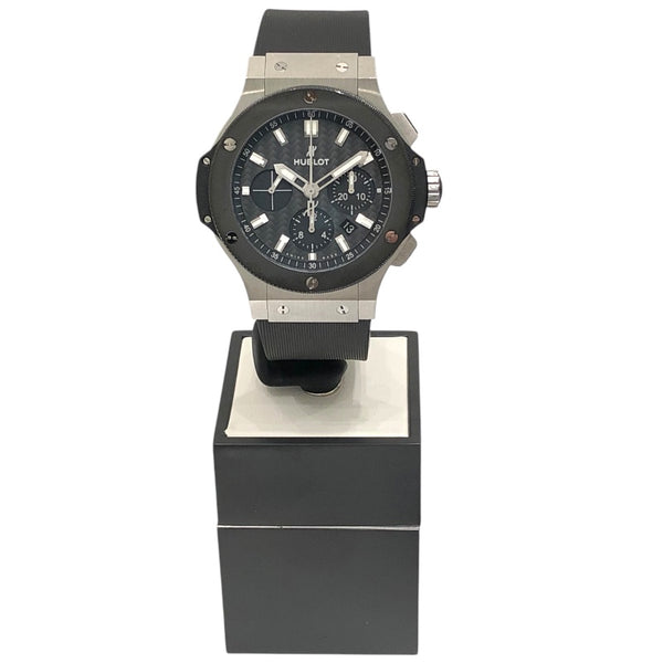 ウブロ HUBLOT ビッグバン エボリューション スチール セラミック 301.SM.1770.RX ブラック セラミック SS 自動巻き メンズ 腕時計