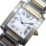 カルティエ Cartier タンク フランセーズ LM W51005Q4 シルバー K18イエローゴールド SS メンズ 腕時計