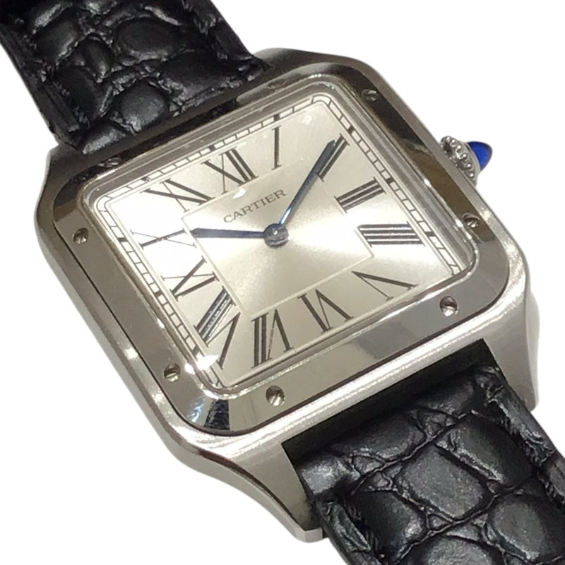 カルティエ Cartier サントス デュモン XL WSSA0032 シルバー ステンレススチール SS メンズ 腕時計 |  中古ブランドリユースショップ OKURA(おお蔵)