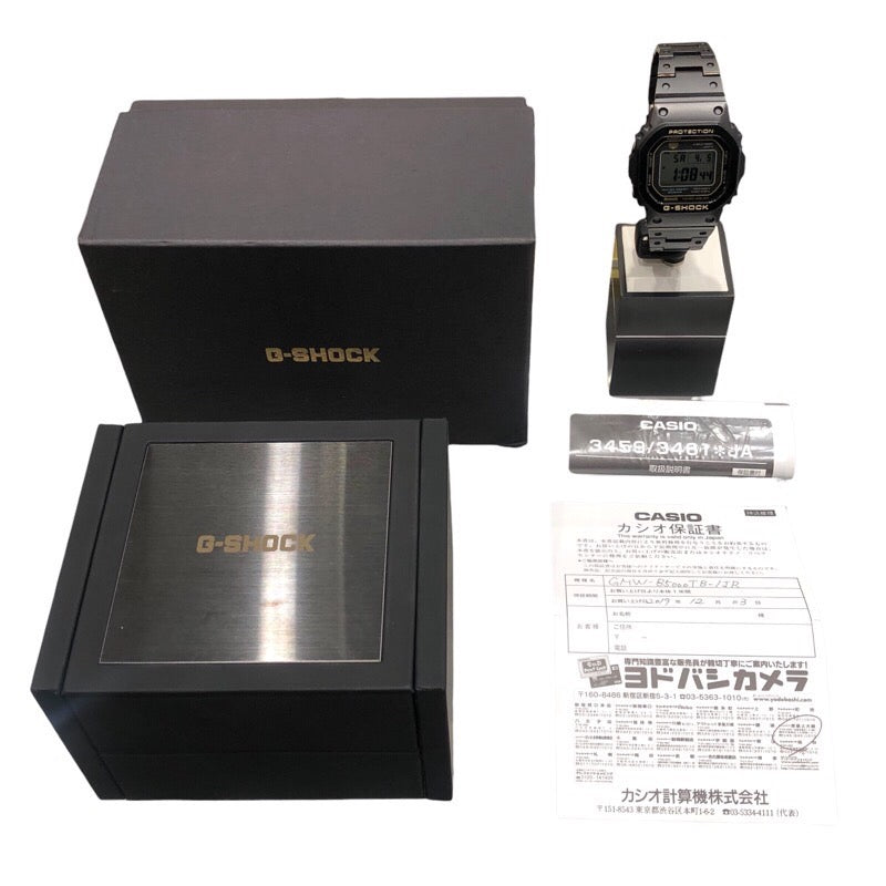 カシオ CASIO G-SHOCK GMW-B5000TB-1JR チタン メンズ 腕時計