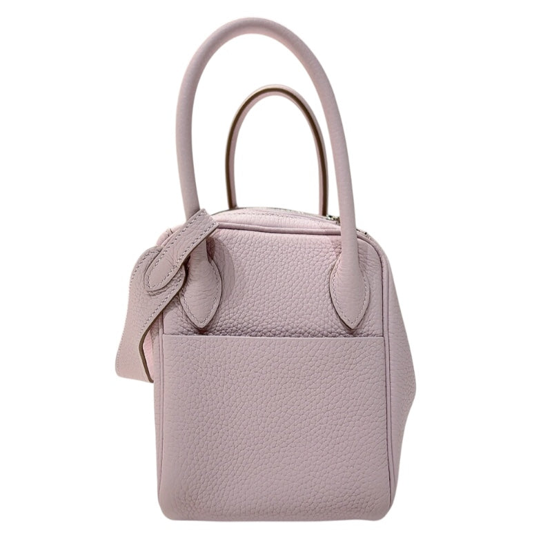 エルメス HERMES リンディ26ヴェルソ B刻印　(2023年製) モーヴペール/ナタ　シルバー金具 トリヨンクレマンス レディース ショルダーバッグ