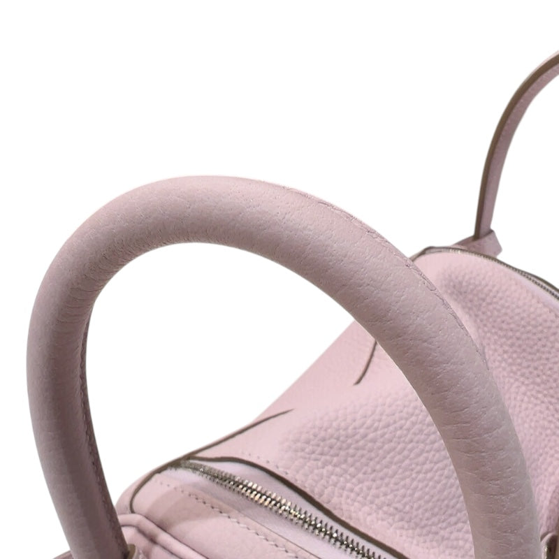 エルメス HERMES リンディ26ヴェルソ B刻印　(2023年製) モーヴペール/ナタ　シルバー金具 トリヨンクレマンス レディース ショルダーバッグ