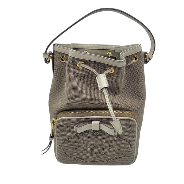 PRADA プラダ 2WAYバッグ バケットバッグ TESSUTO IMPU 1BH038