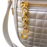 セリーヌ CELINE Cチャーム ショルダーバッグ 188353 シルバー ゴールド金具 レディース ショルダーバッグ