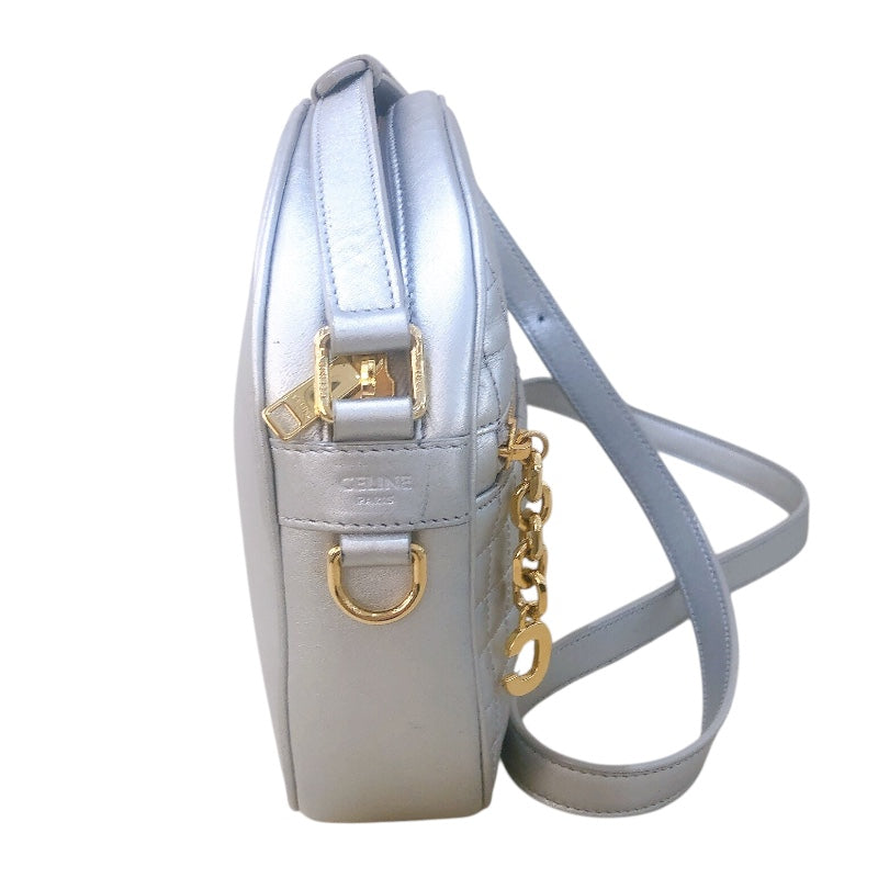 CELINE RJ000658R01BC 関税送料込 CELINE セリーヌ Cチャーム キルティングレザーポーチ ブラック