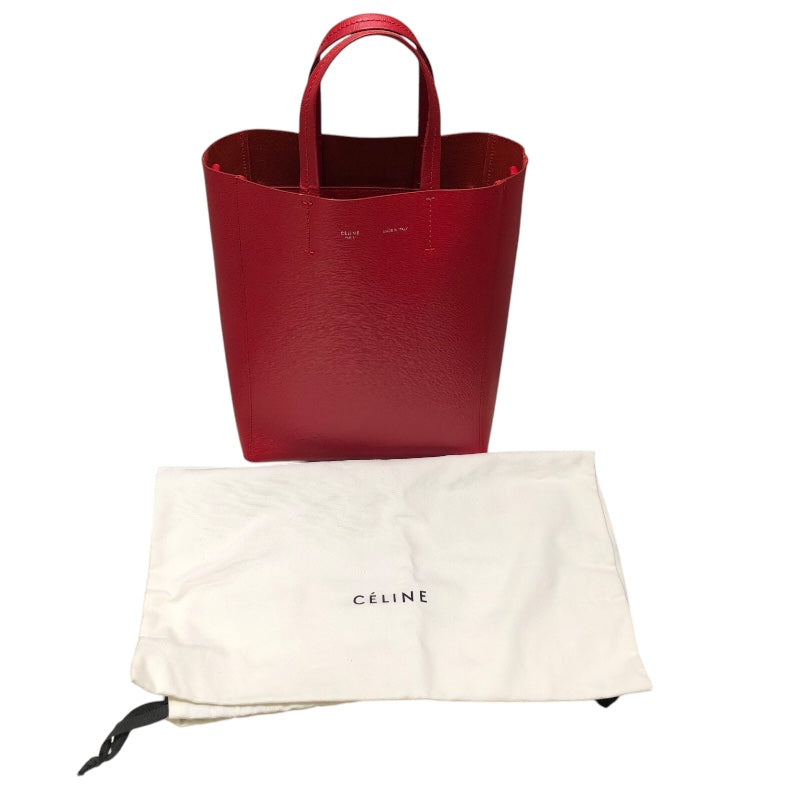 セリーヌ CELINE バーティカルカバ スモール レッド カーフレザー レディース | 中古ブランドリユースショップ OKURA(おお蔵)