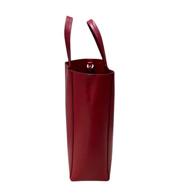 セリーヌ CELINE バーティカルカバ　スモール レッド カーフレザー レディース