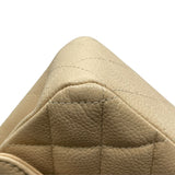 シャネル CHANEL マトラッセ25 A01112 21番台 ベージュ ゴールド金具 キャビアスキン レディース ショルダーバッグ