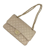 シャネル CHANEL マトラッセ25 A01112 21番台 ベージュ ゴールド金具 キャビアスキン レディース ショルダーバッグ