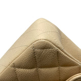 シャネル CHANEL マトラッセ25 A01112 21番台 ベージュ ゴールド金具 キャビアスキン レディース ショルダーバッグ